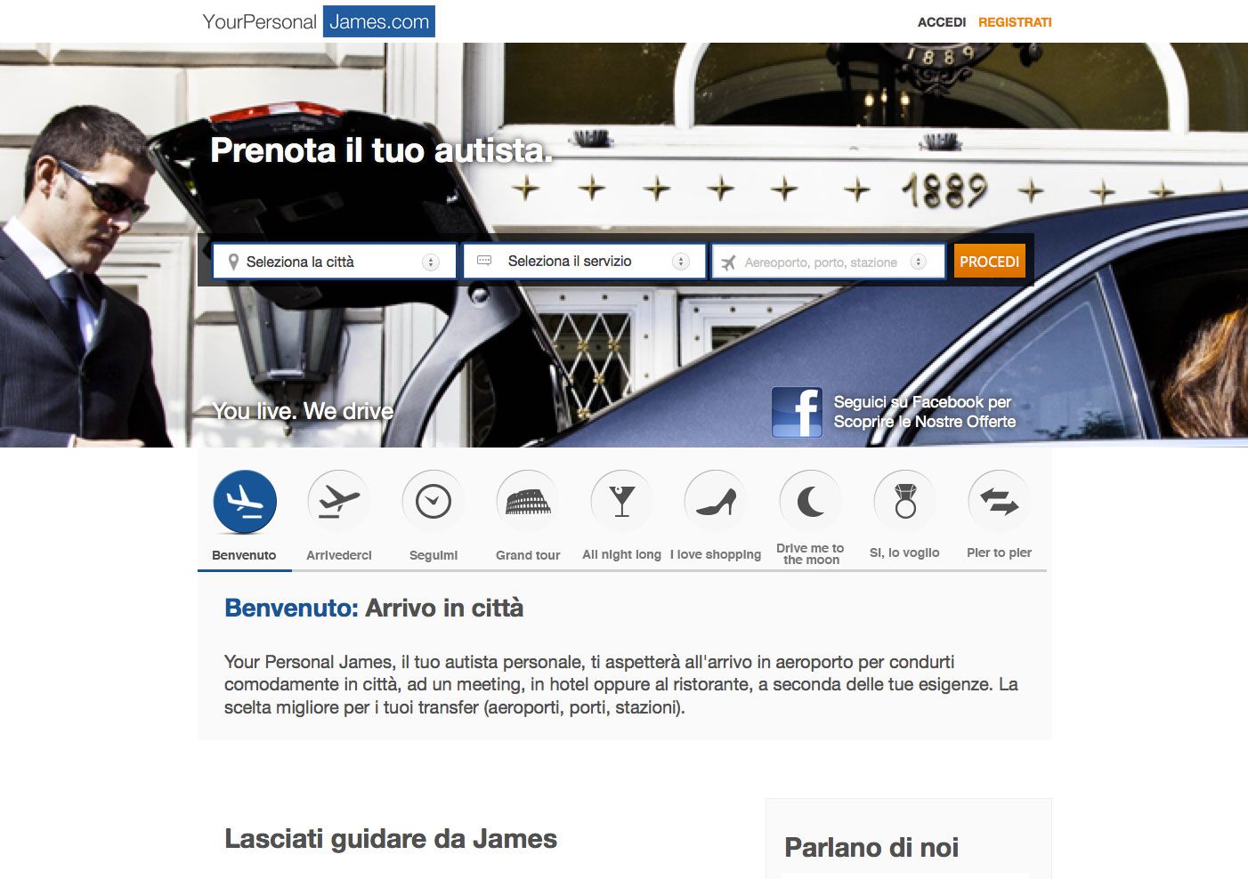 YourPersonalJames.com — frame 1