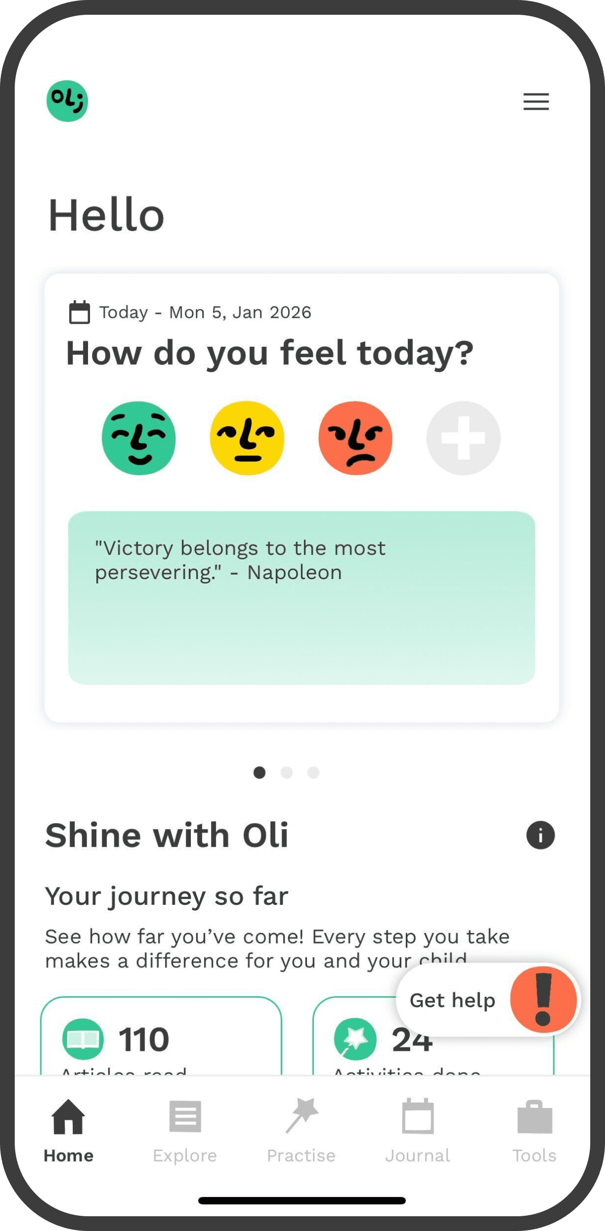Oli help — Backend Platform — frame 1